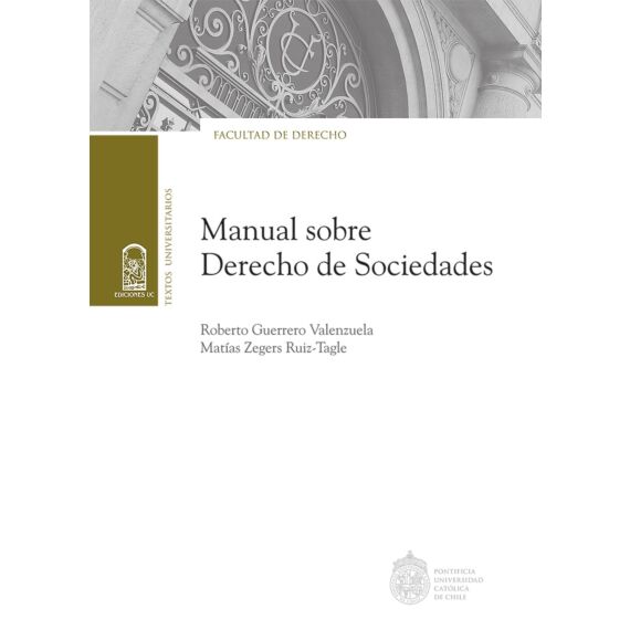MANUAL SOBRE DERECHO DE SOCIEDADES